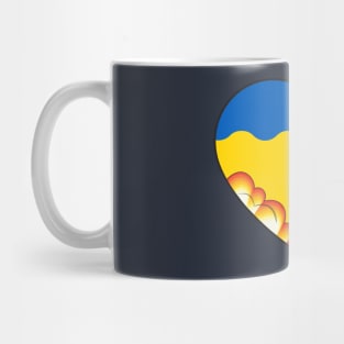 rocket love for ukraine Mug